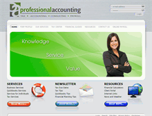 Tablet Screenshot of myproaccounting.com